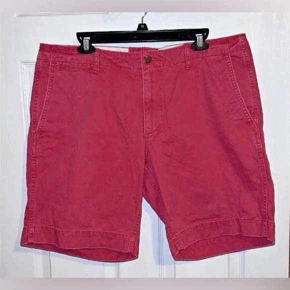 Denim & Supply Ralph Lauren NWT Men’s Chino Red Shorts Cotton Casual Dressy 31 - Picture 2 of 11